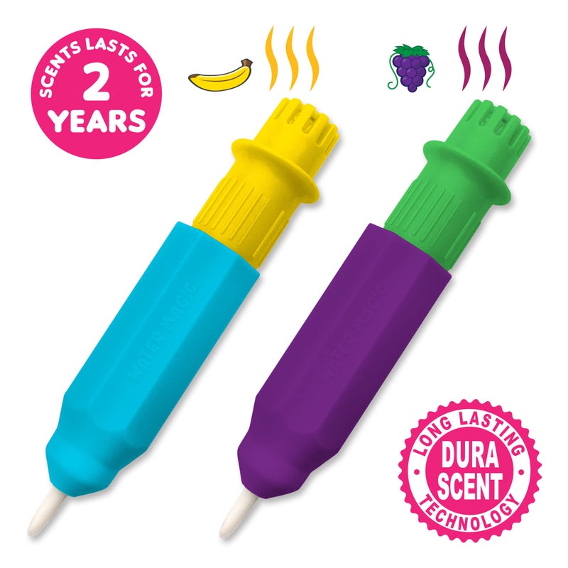 Scentco Water Magic - Patented Gourmet Scented Reusable Water Reveal Activity Books - No Mess, All Fun (Grape Kingdom and Construction) - Image 2